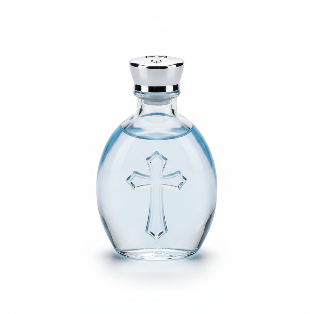 Holy Water Bottle with Cross
